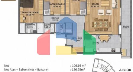 Квартира 5+1 в Стамбуле