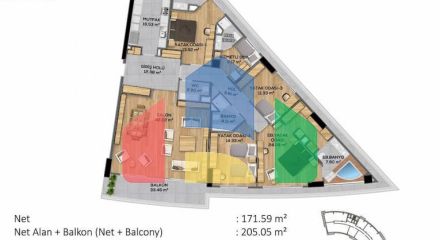 Квартира 5+1 в Стамбуле