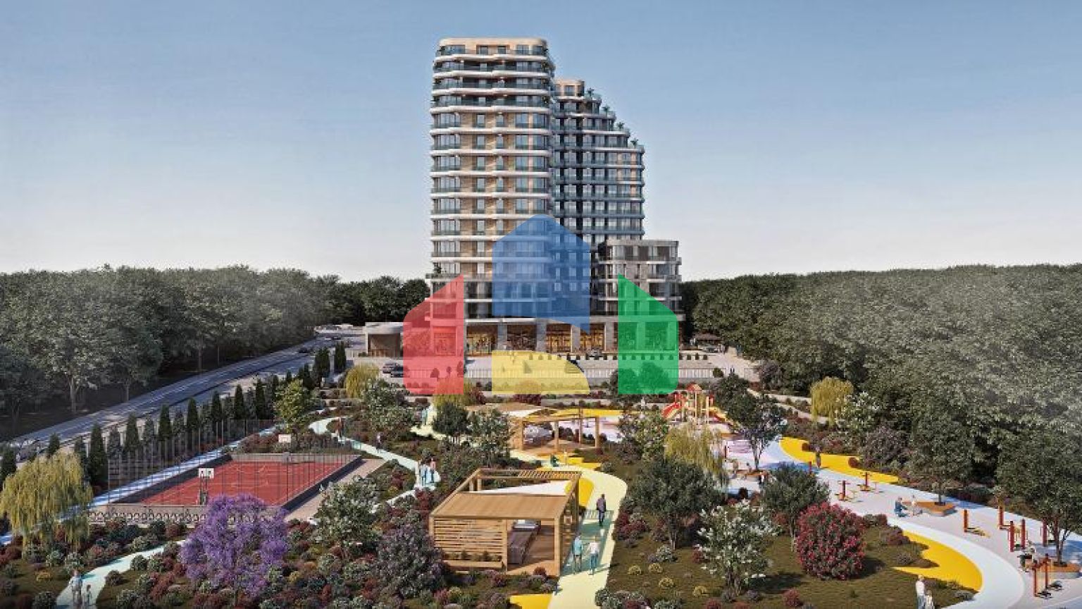 Квартира 4+1 в Стамбуле