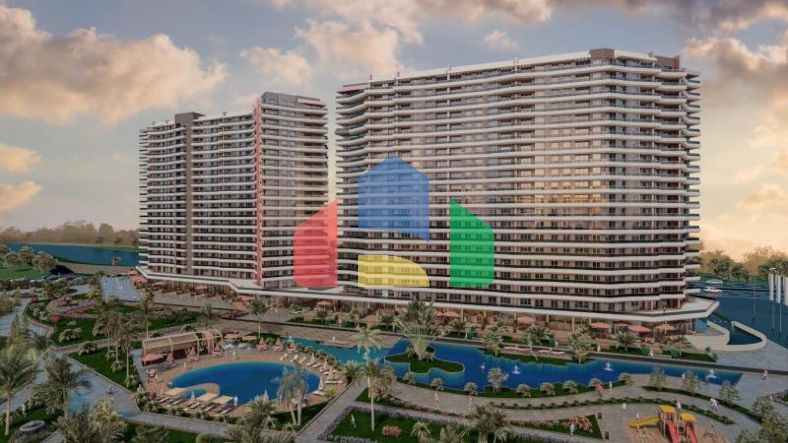 Квартира 3+1 с видом на море в Стамбуле