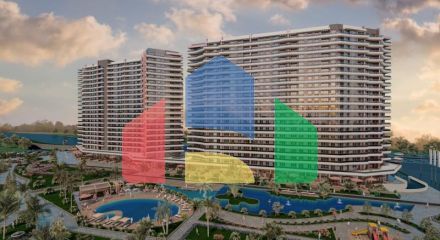 Квартира 3+1 с видом на море в Стамбуле