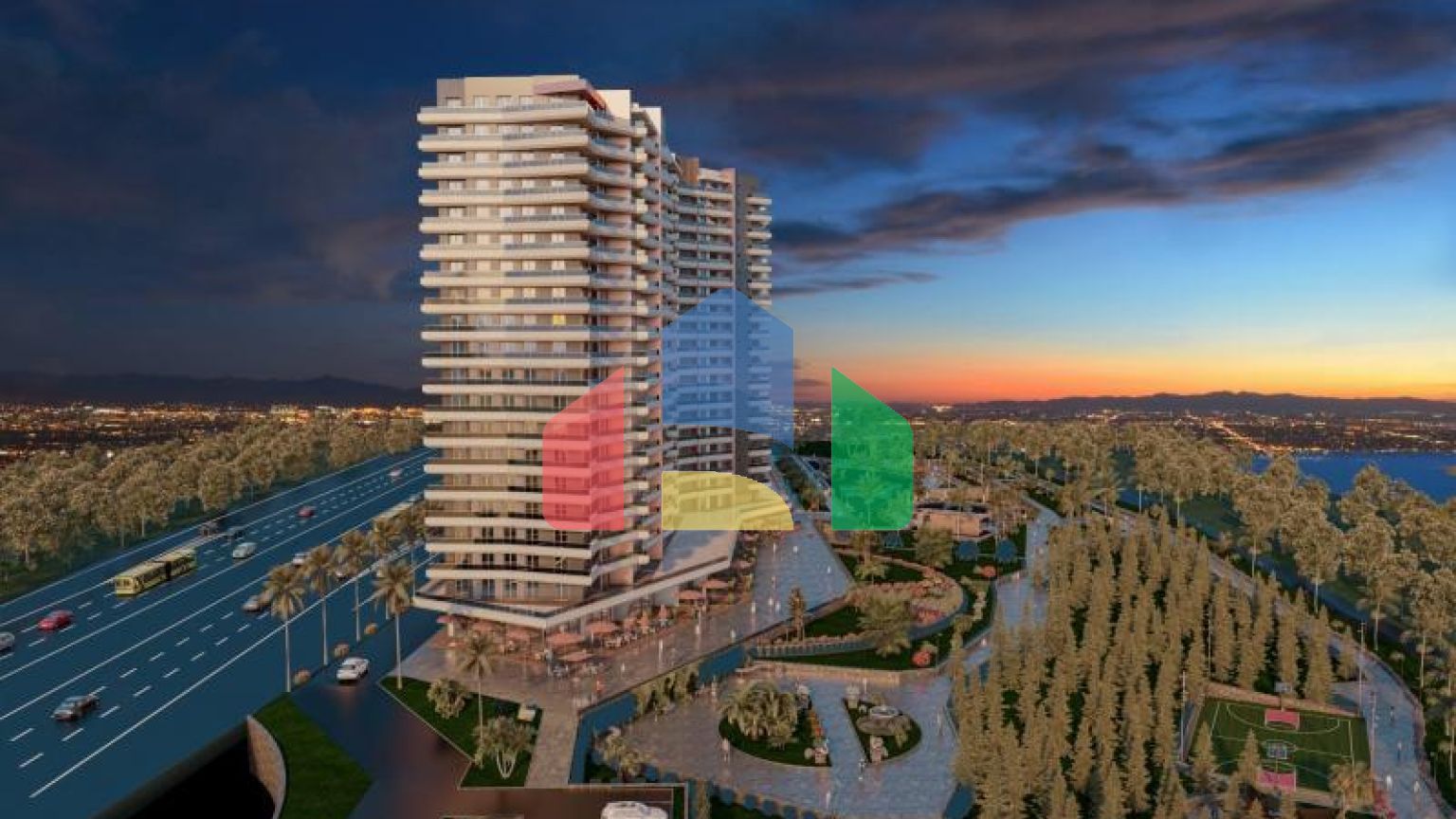 Квартира 3+1 с видом на море в Стамбуле