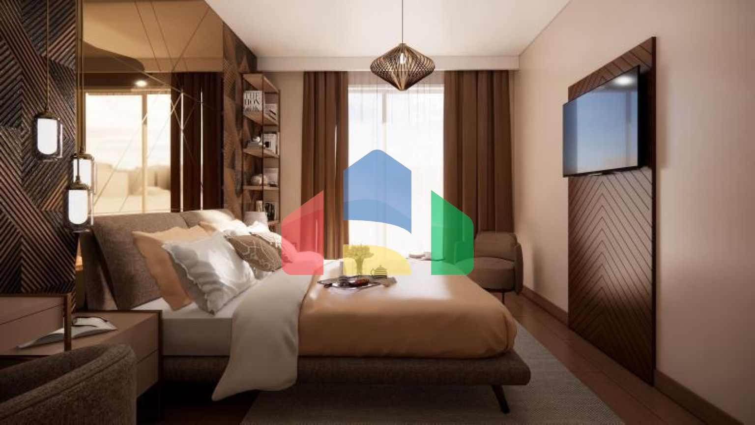 Квартира 3+1 с видом на море в Стамбуле