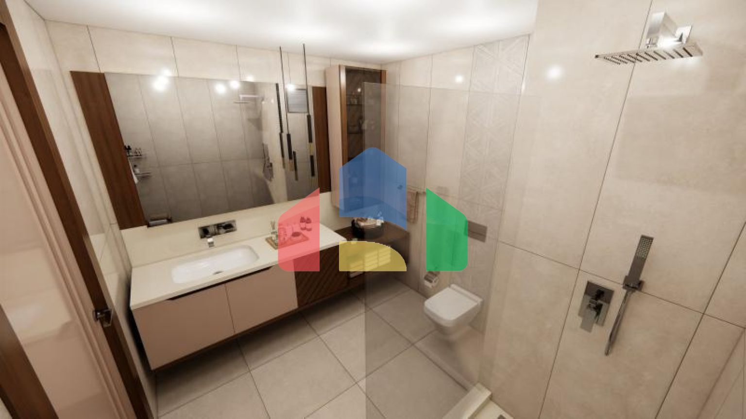 Квартира 3+1 с видом на море в Стамбуле