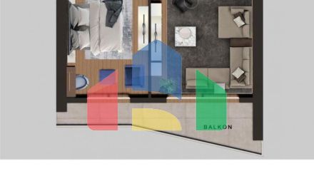 Квартира 3+1 с видом на море в Стамбуле