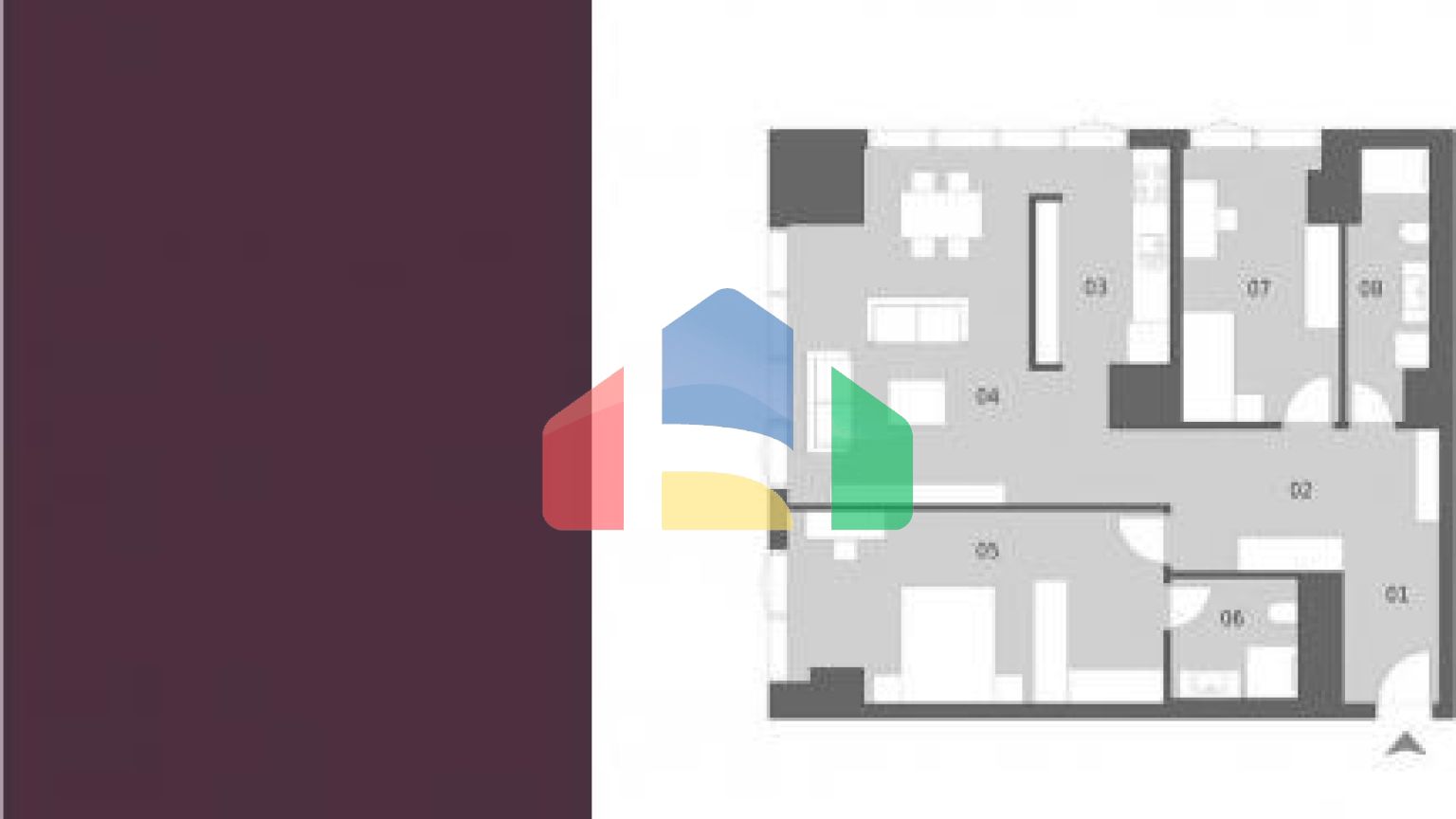 Дюплекс 4+2 с видом на море в Стамбуле