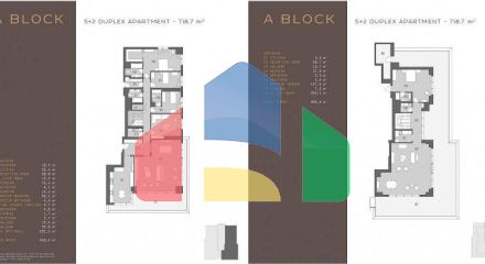 Дюплекс 4+2 с видом на море в Стамбуле