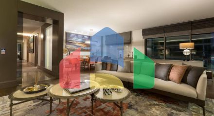 Квартира 4+1 с видом на море в Стамбуле