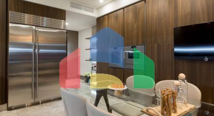 Квартира 4+1 с видом на море в Стамбуле