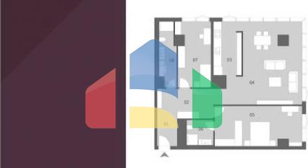 Квартира 4+1 с видом на море в Стамбуле