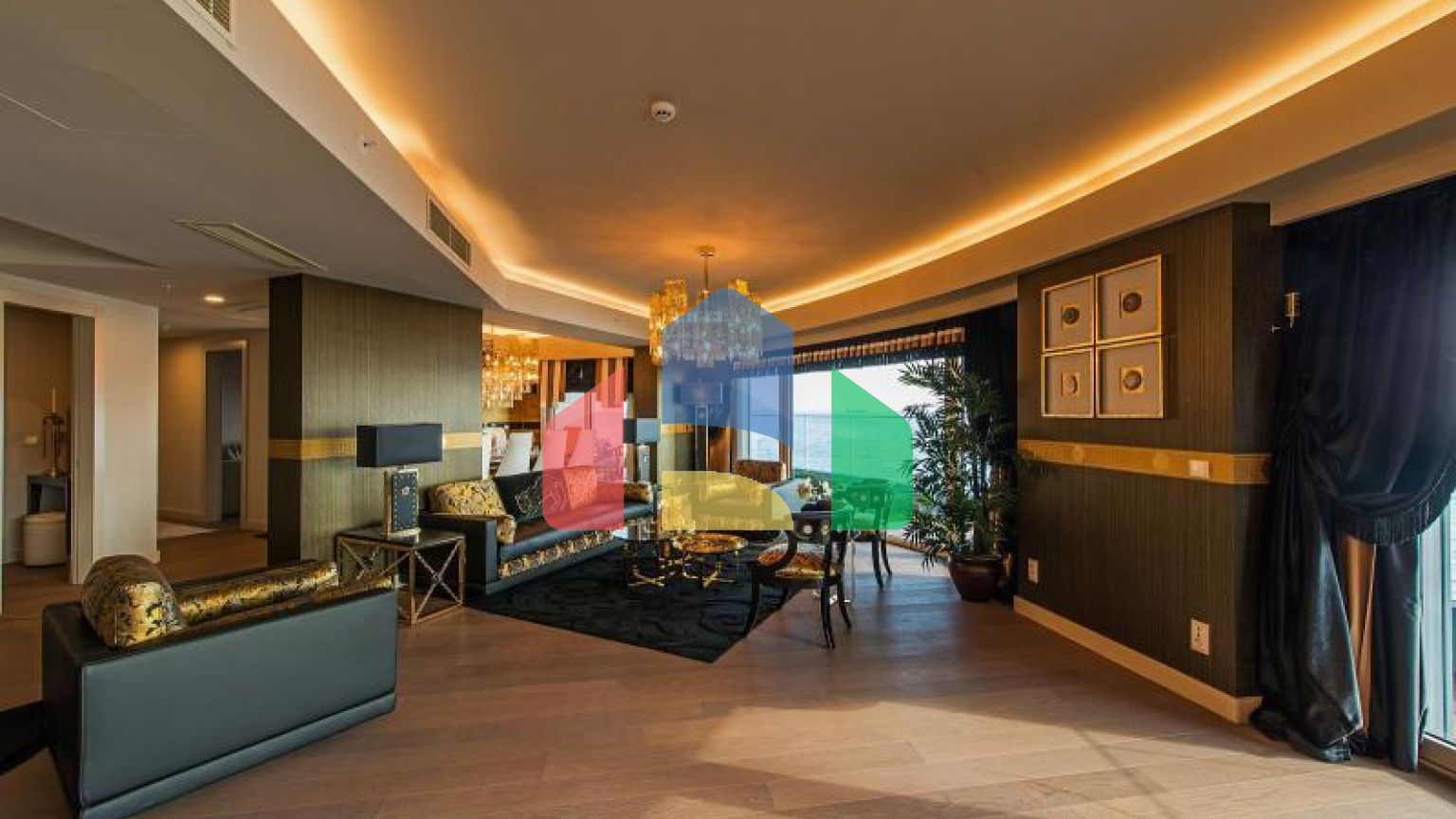 Квартира 2+1 с видом на море в Стамбуле