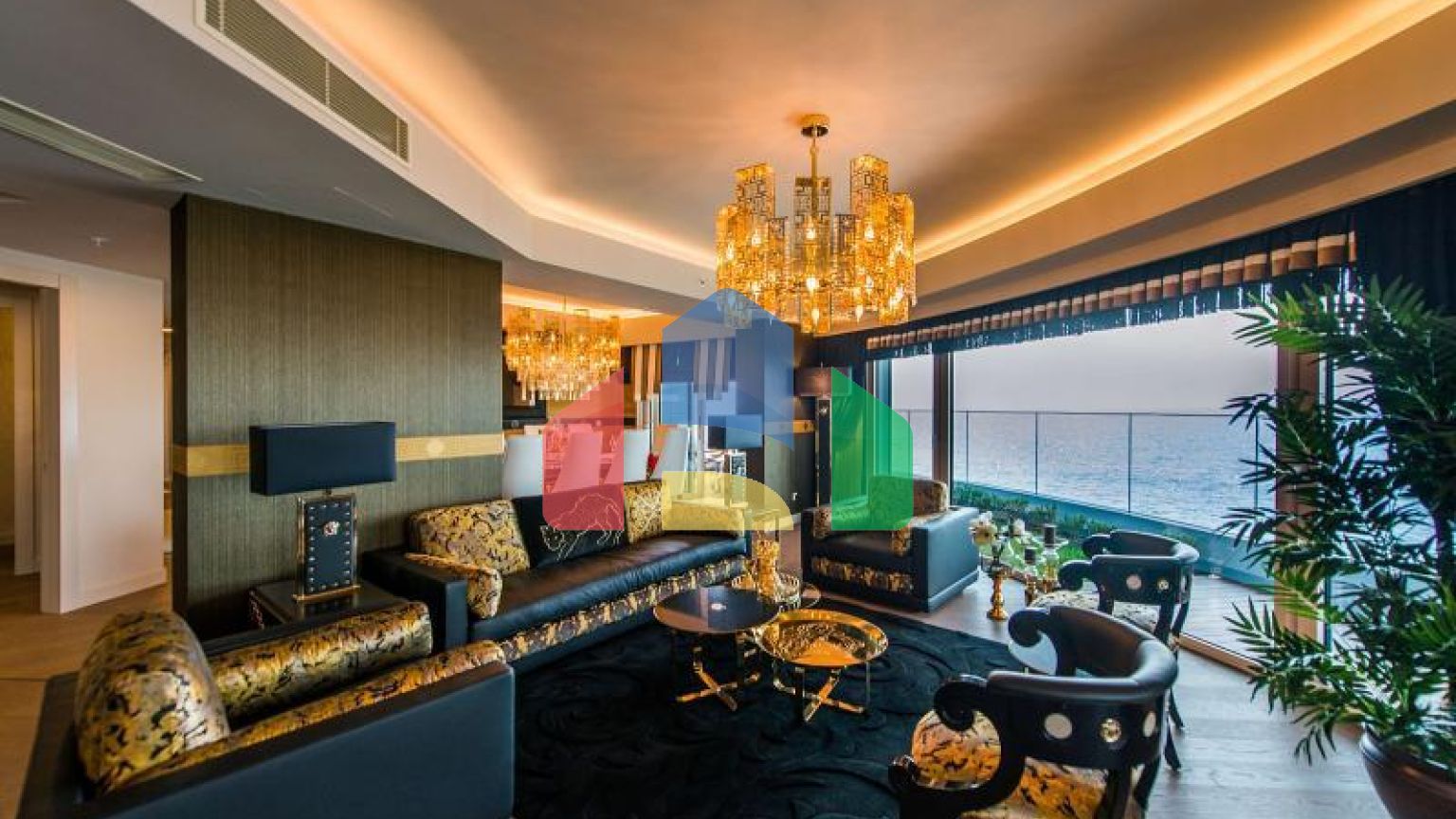 Квартира 3+1 с видом на море в Стамбуле