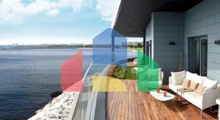 Квартира 3+1 с видом на море в Стамбуле