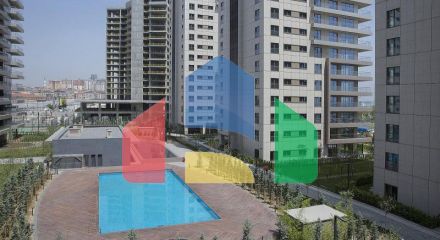 Квартира 2+1 с видом на море в Стамбуле