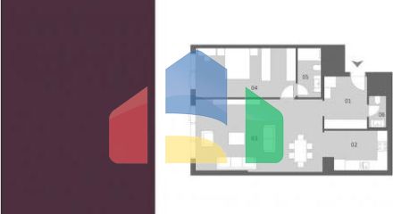 Квартира 2+1 с видом на море в Стамбуле