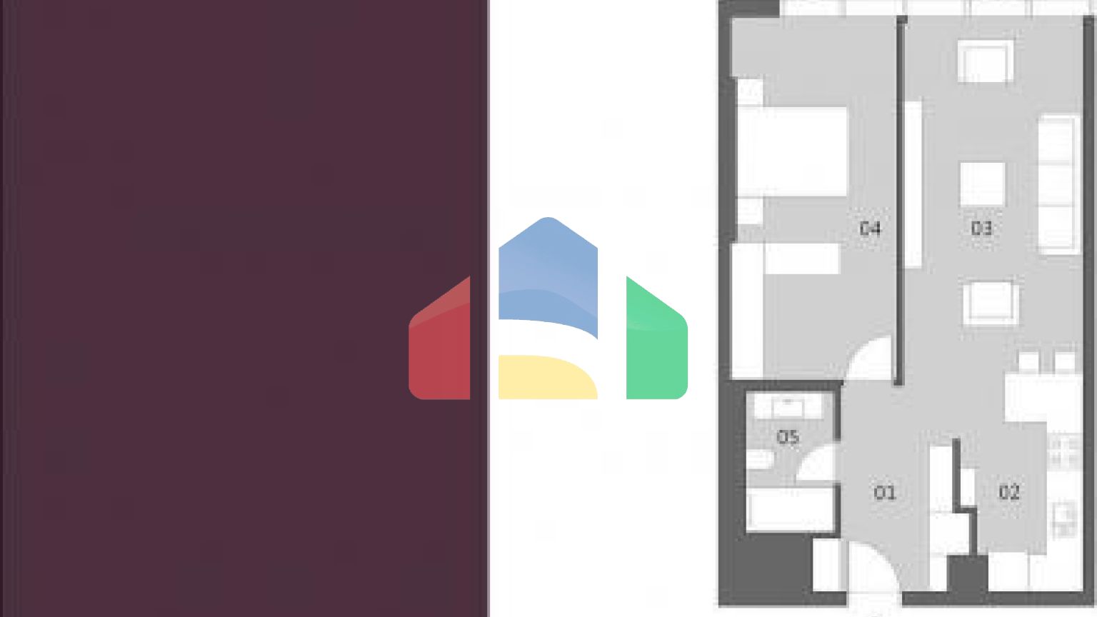 Квартира 2+1 с видом на море в Стамбуле