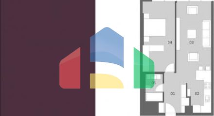 Квартира 2+1 с видом на море в Стамбуле