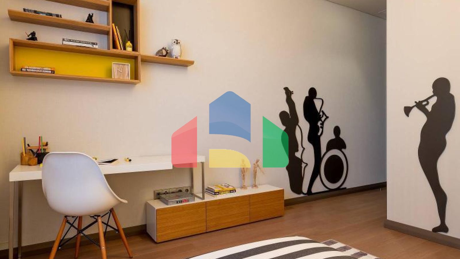 Квартира 5+1 с видом на море в Стамбуле