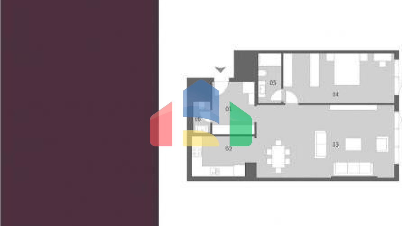 Квартира 5+1 с видом на море в Стамбуле