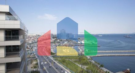 Дюплекс 5+2 с видом на море в Стамбуле