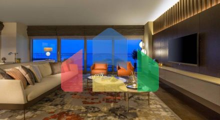 Дюплекс 5+2 с видом на море в Стамбуле