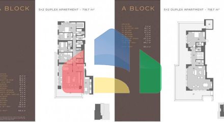 Дюплекс 5+2 с видом на море в Стамбуле
