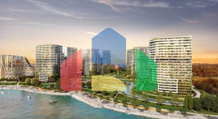 Квартира 4+1 с видом на море в Стамбуле