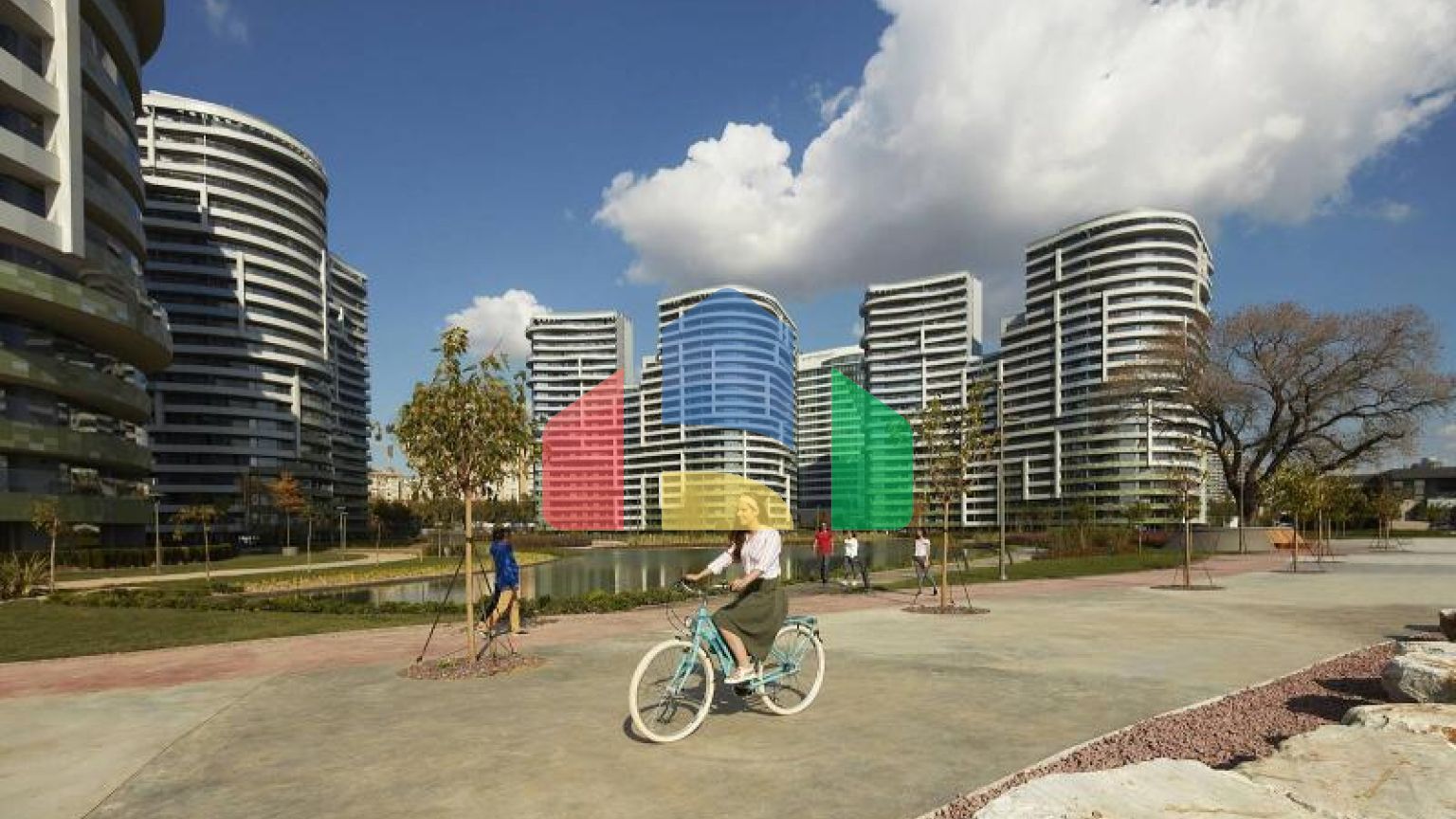 Квартира 4+1 с видом на море в Стамбуле