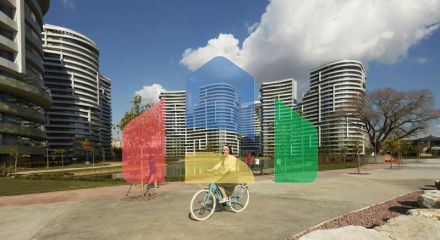 Квартира 4+1 с видом на море в Стамбуле