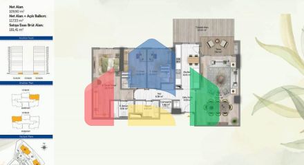 Квартира 3+1 в Стамбуле