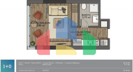 Квартира 3+1 в Стамбуле