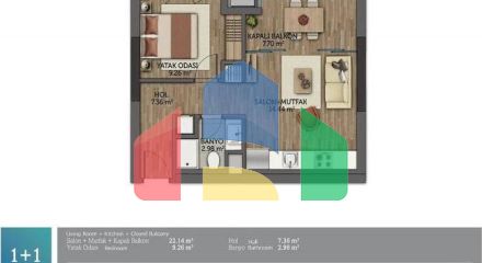 Квартира 3+1 в Стамбуле