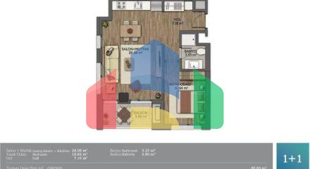 Квартира 3+1 в Стамбуле