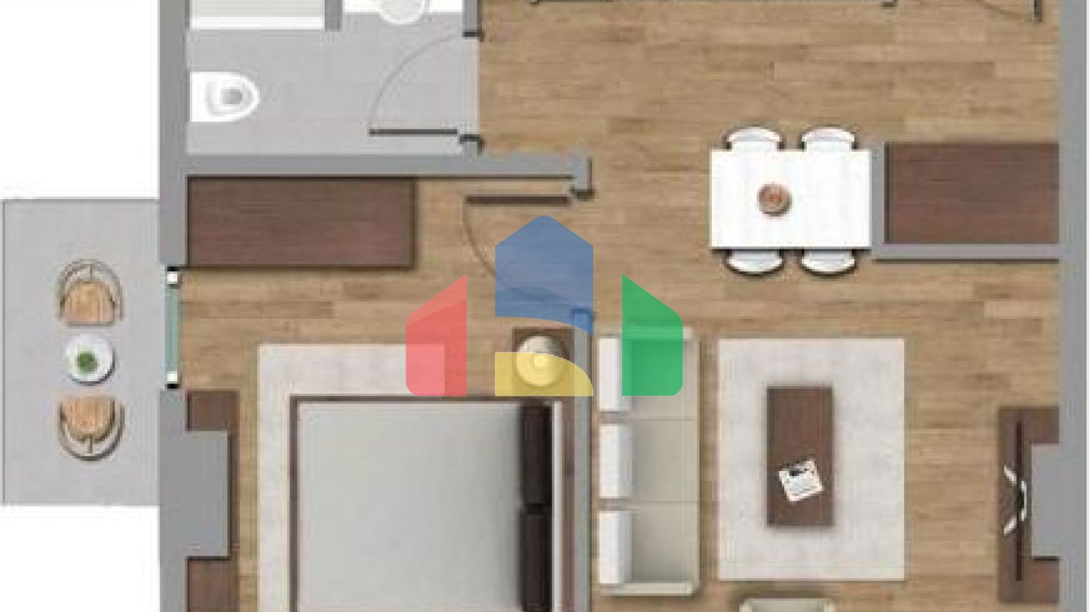 Квартира 1+1 в Стамбуле