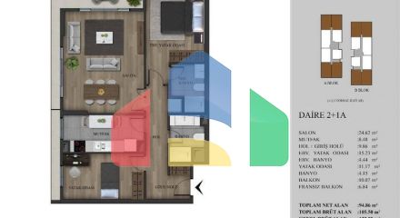 Дюплекс 2+1 в Стамбуле