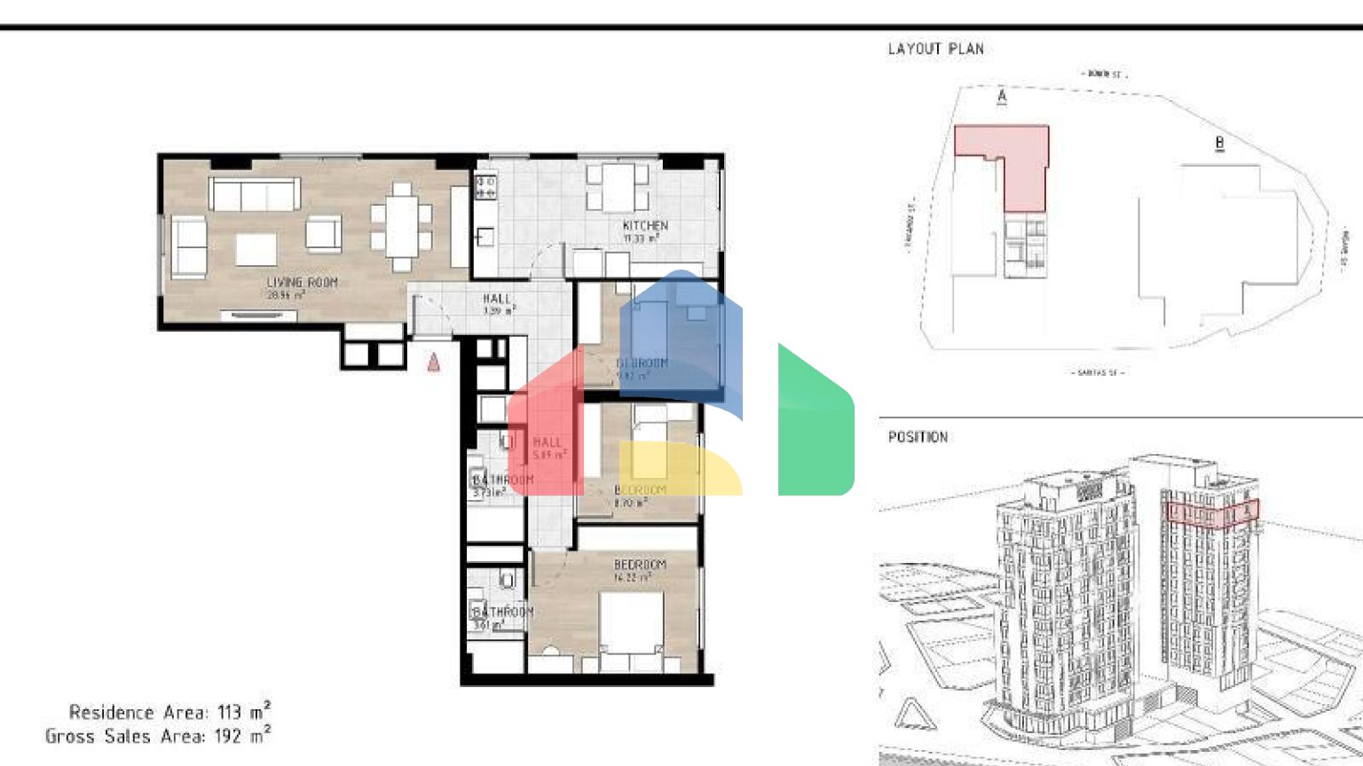 Квартира 2+1 в Стамбуле