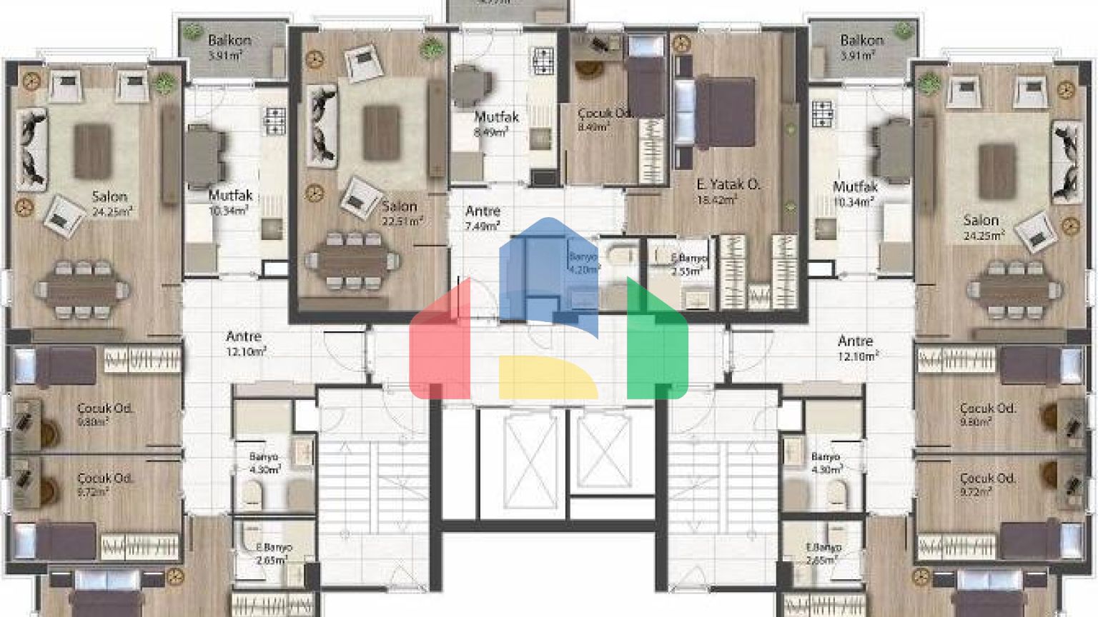 Квартира 2+1 в Стамбуле