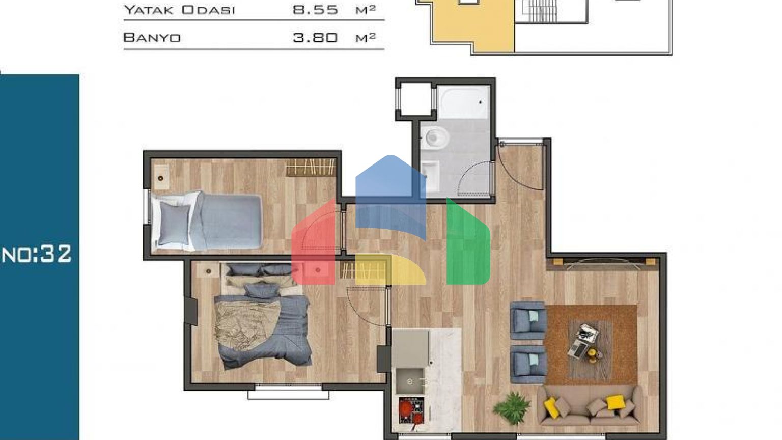 Квартира 2+1 в Стамбуле