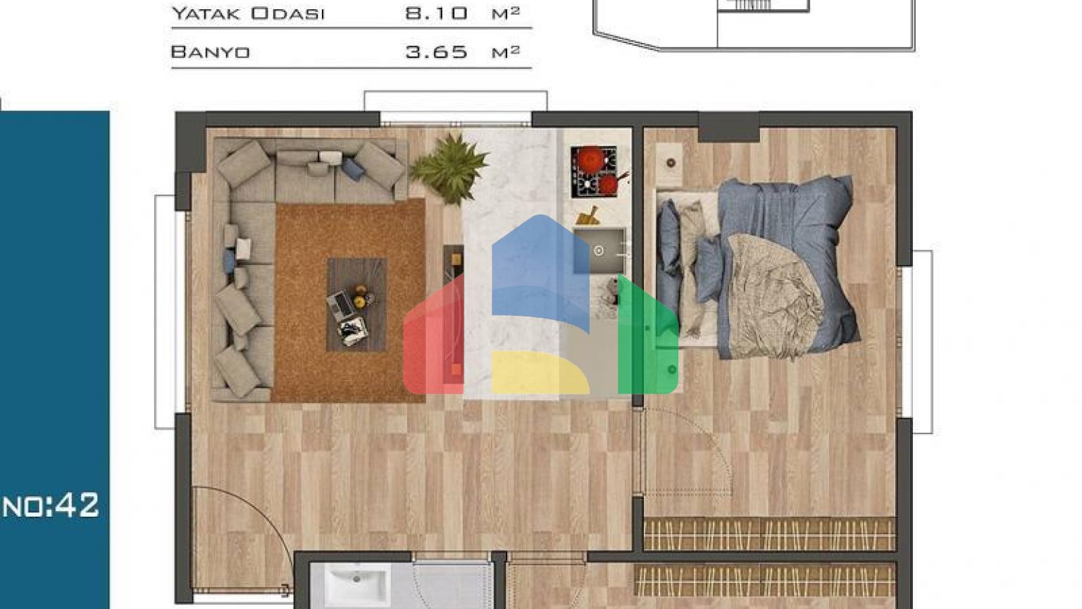 Квартира 2+1 в Стамбуле