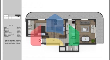 Квартира 2+1 в Стамбуле