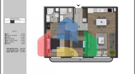 Квартира 2+1 в Стамбуле