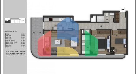 Квартира 2+1 в Стамбуле