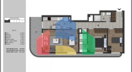 Квартира 2+1 в Стамбуле