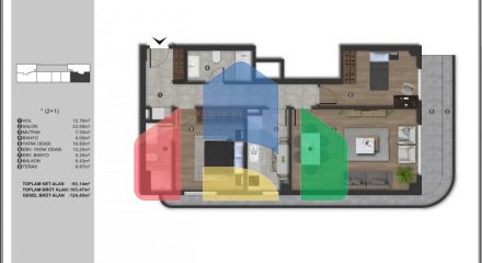 Квартира 2+1 в Стамбуле