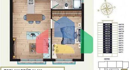 Квартира 2+1 в Стамбуле