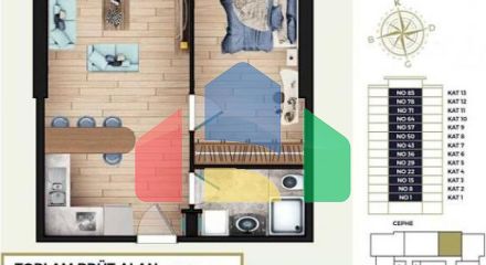 Квартира 2+1 в Стамбуле