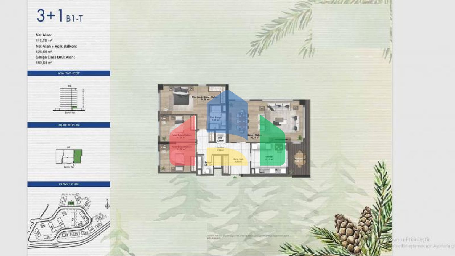 Квартира 2+1 в Стамбуле