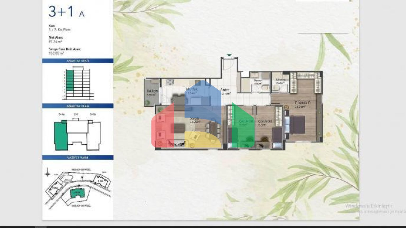 Квартира 3+1 в Стамбуле