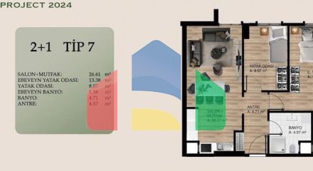 Квартира 3+1 в Стамбуле