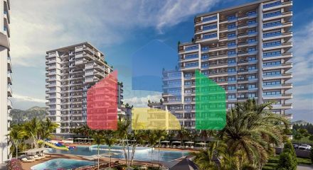 An attractive project 600 m from the sea in Mersin
